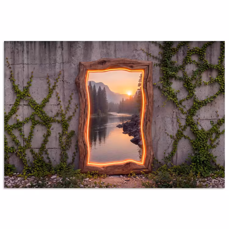 Poster - Landschap - Kader - Licht — 1