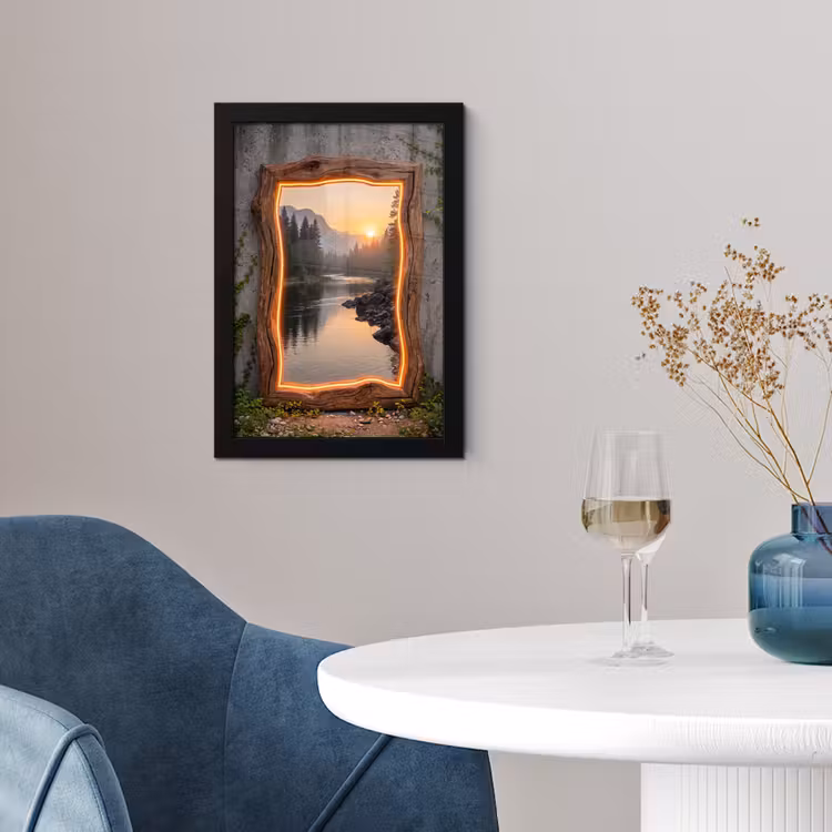 Poster met lijst - Landschap - Kader - Licht — 4