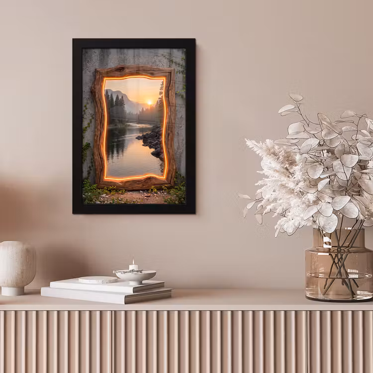 Poster met lijst - Landschap - Kader - Licht — 5