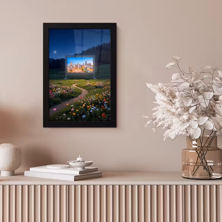 Poster met lijst - Scherm - Stad - Natuur — 5