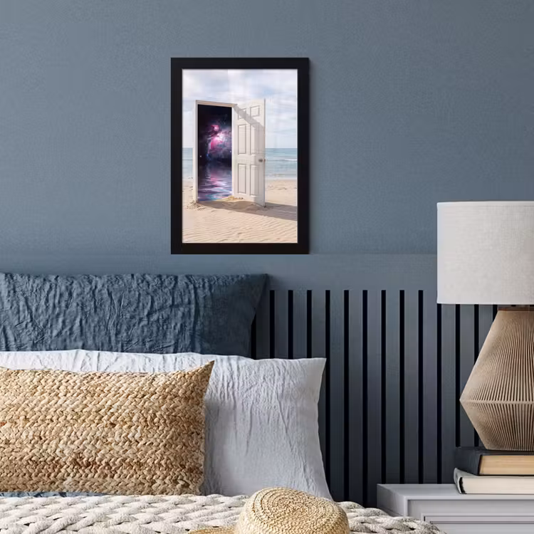 Poster met lijst - Deur - Strand - Kosmos — 3