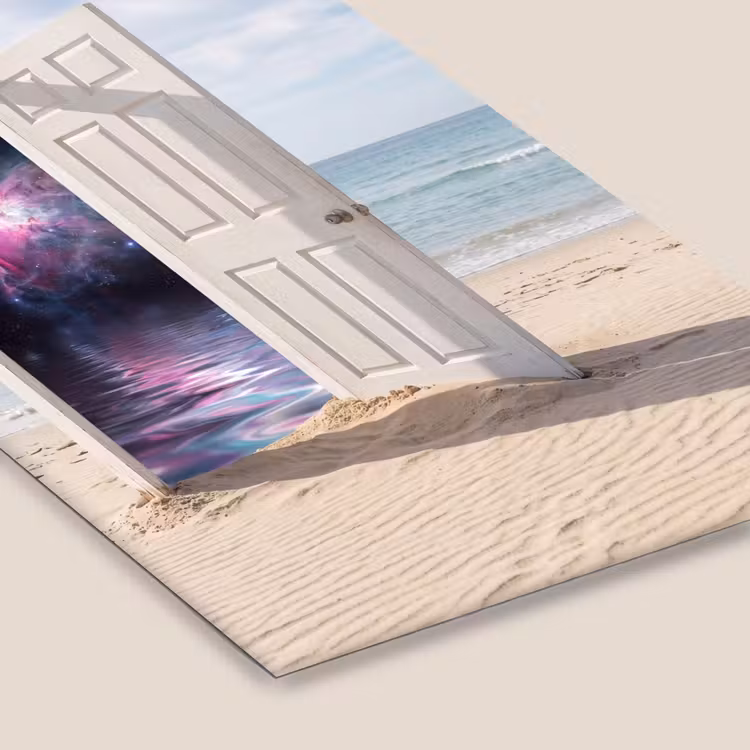 Poster met lijst - Deur - Strand - Kosmos — 7