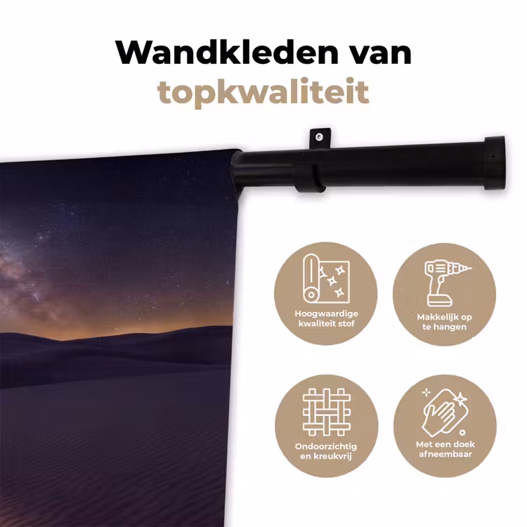 Wandkleed - Deur - Woestijn - Natuur — 3