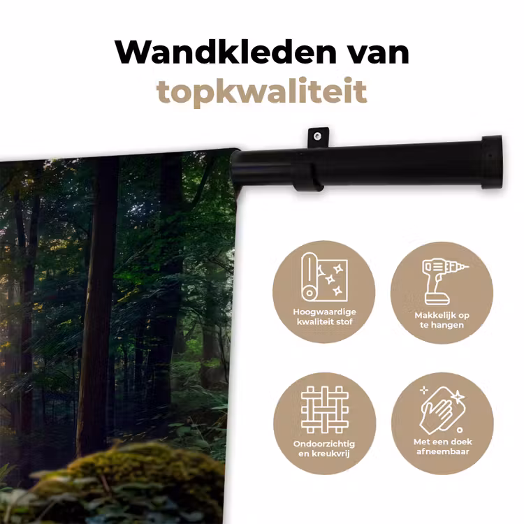 Wandkleed - Poort - Kosmos - Bos — 3