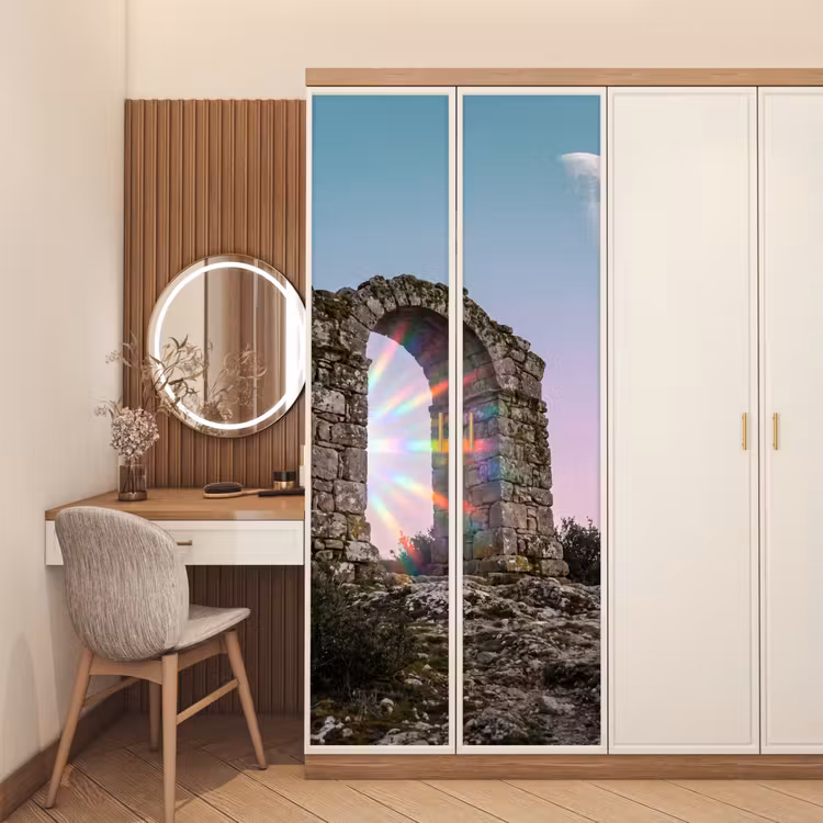 Deursticker - Boog - Regenboog - Maan — 5