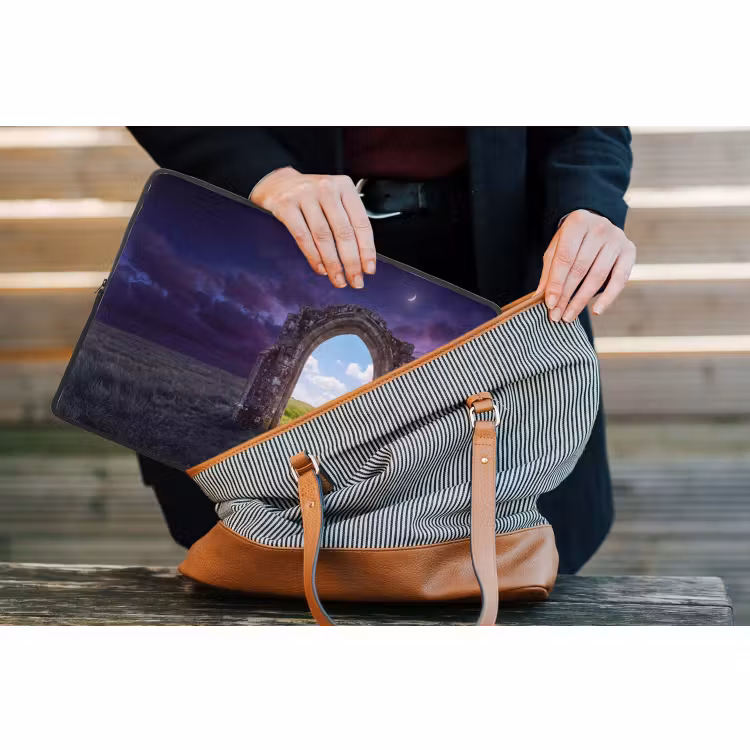 Laptophoes - Boog - Landschap - Contrast — 4