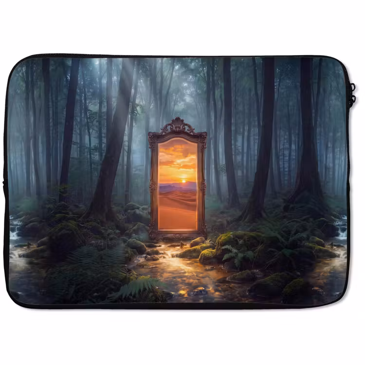 Laptophoes - Spiegel - Bos - Natuur — 1