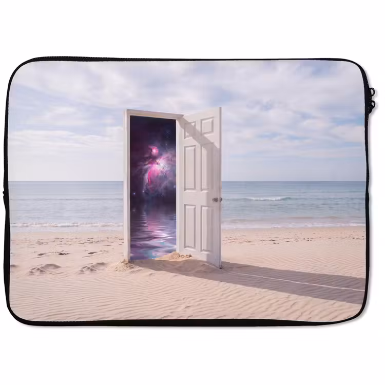 Laptophoes - Deur - Strand - Kosmos — 1