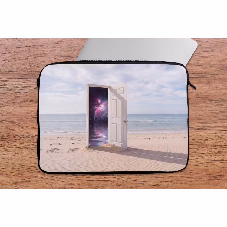 Laptophoes - Deur - Strand - Kosmos — 2