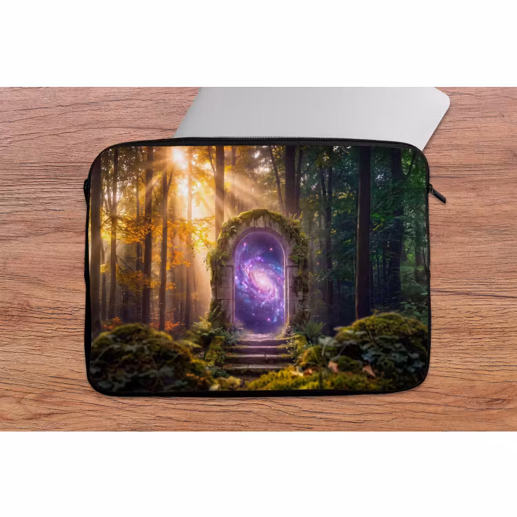 Laptophoes - Poort - Kosmos - Bos — 2