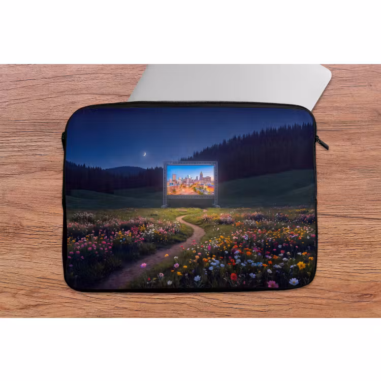 Laptophoes - Scherm - Stad - Natuur — 2