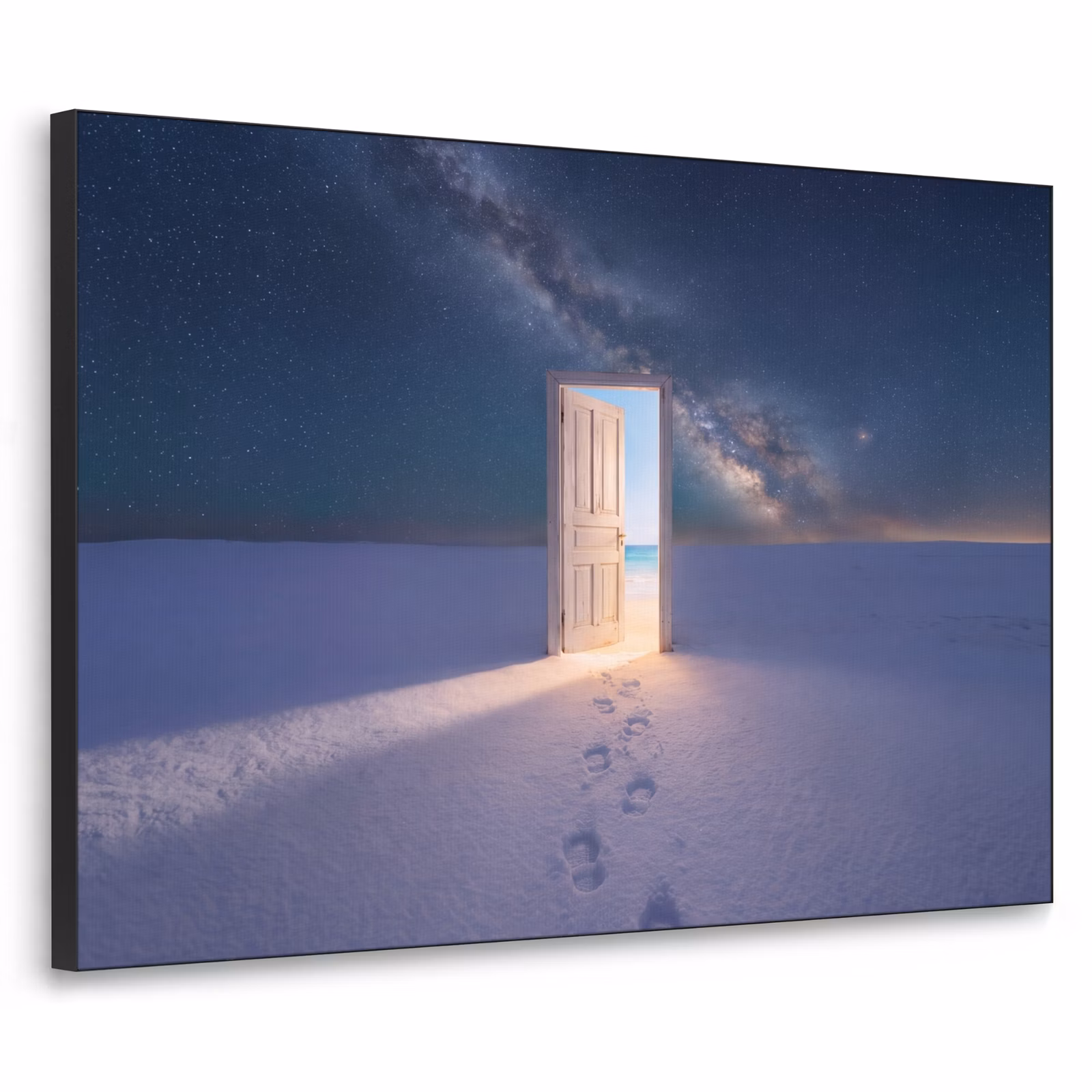 Art Frame - Deur - Sneeuw - Strand — 1