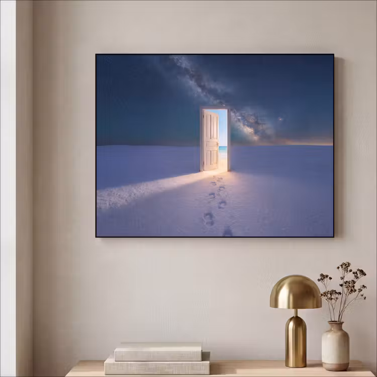 Art Frame - Deur - Sneeuw - Strand — 5