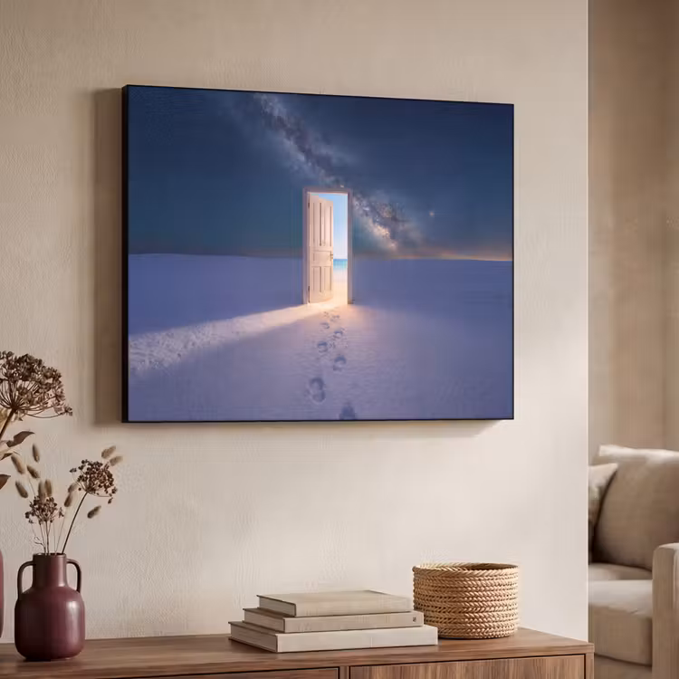 Art Frame - Deur - Sneeuw - Strand — 7
