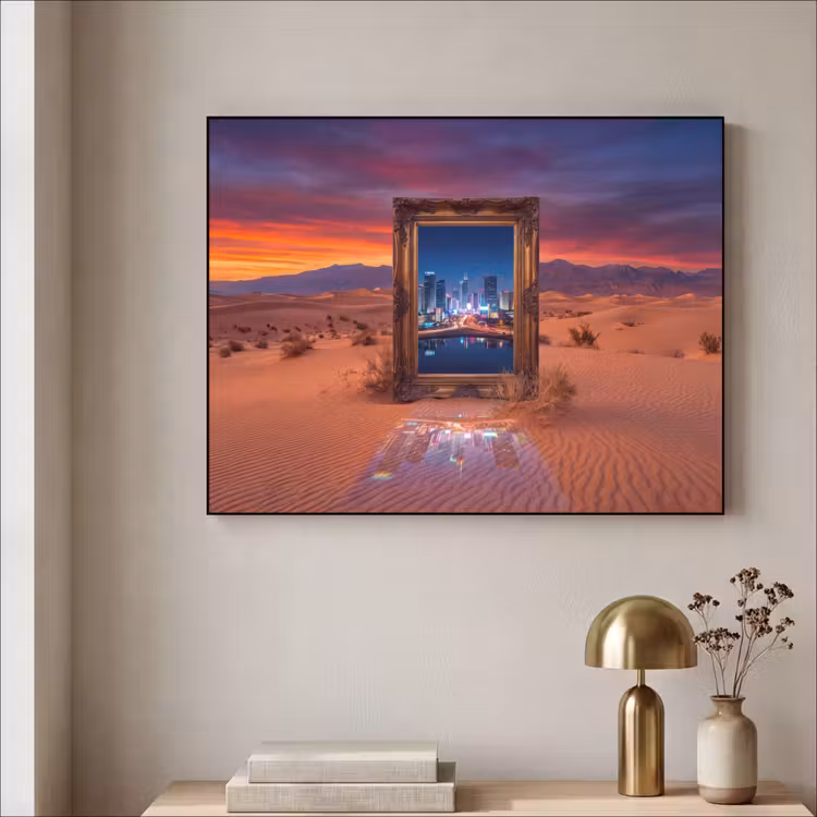 Art Frame - Kader - Stadsgezicht - Woestijn — 5