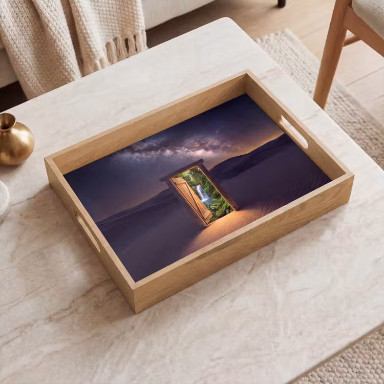 Dienblad - Deur - Woestijn - Natuur — 2