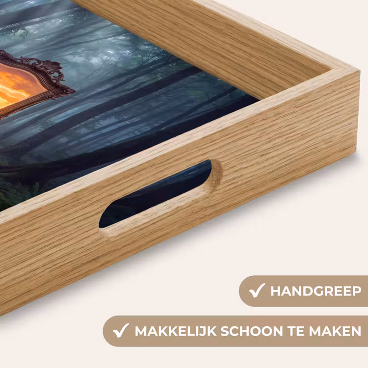 Dienblad - Spiegel - Bos - Natuur — 5