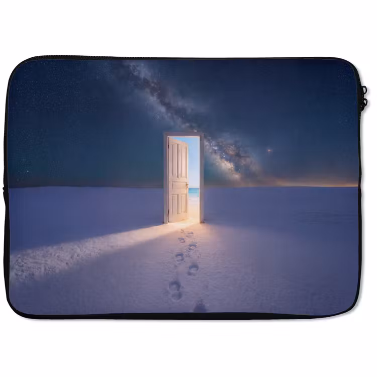 Laptophoes - Deur - Sneeuw - Strand — 1
