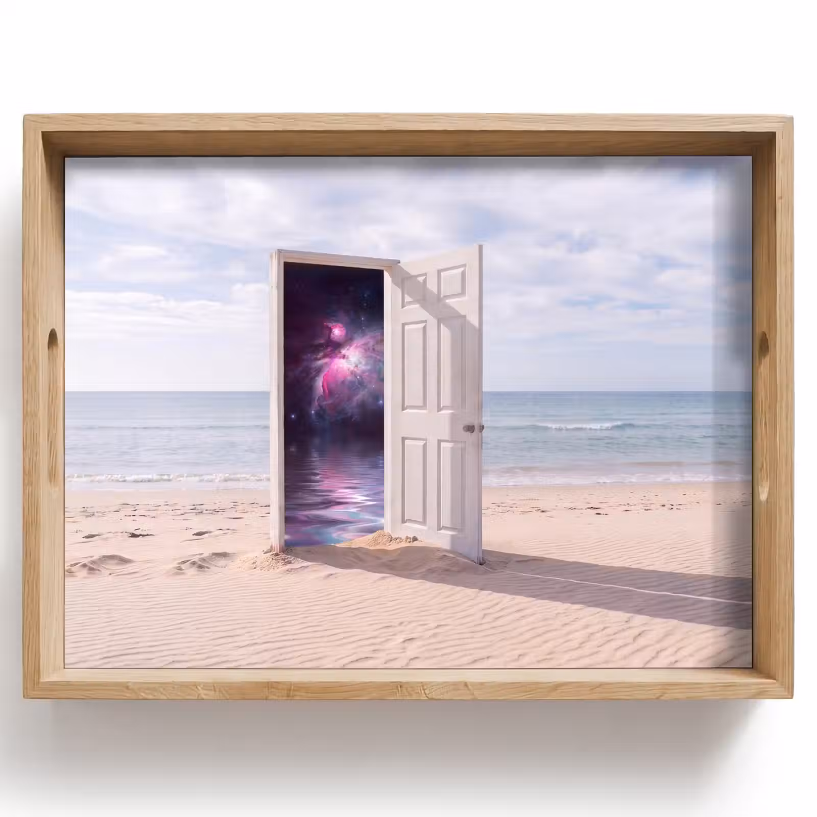 Dienblad - Deur - Strand - Kosmos — 1