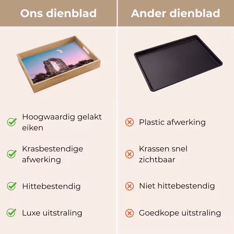 Dienblad - Boog - Regenboog - Maan — 3