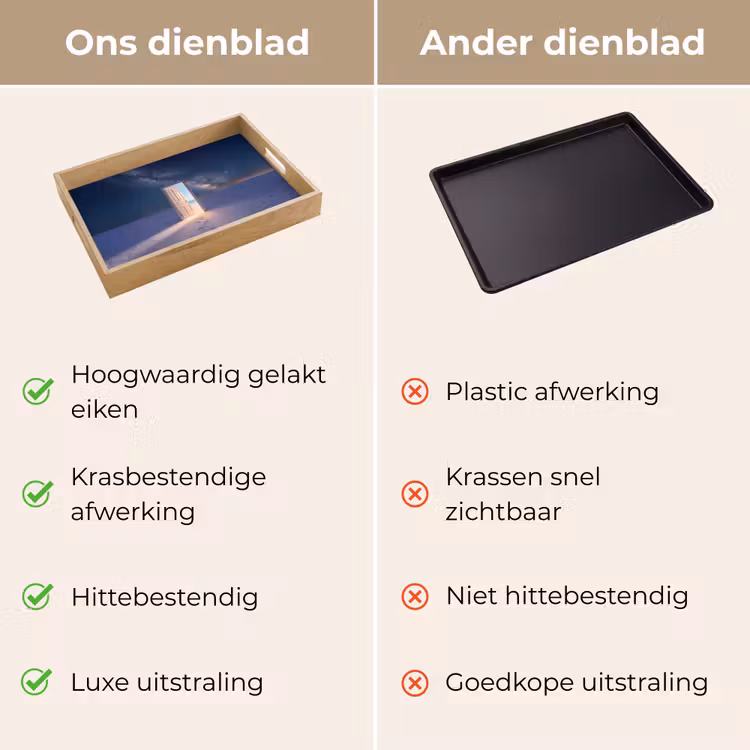 Dienblad - Deur - Sneeuw - Strand — 3
