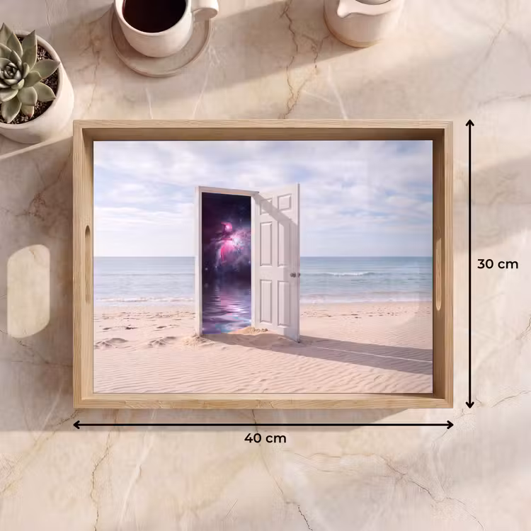 Dienblad - Deur - Strand - Kosmos — 9