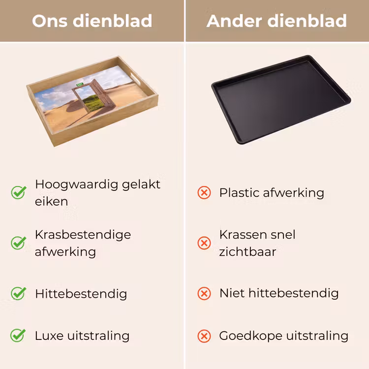 Dienblad - Deur - Woestijn - Gras — 3