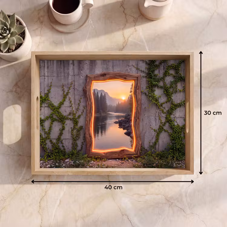 Dienblad - Landschap - Kader - Licht — 9