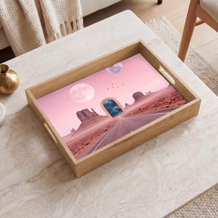 Dienblad - Landschap - Poort - Ruimte — 2