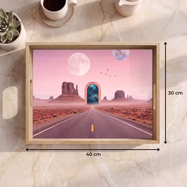 Dienblad - Landschap - Poort - Ruimte — 9