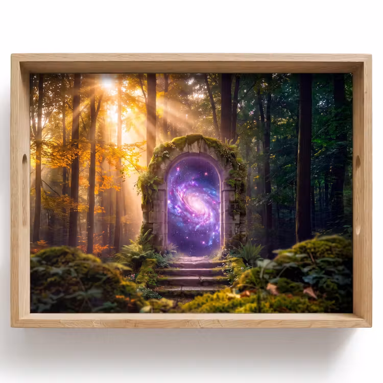 Dienblad - Poort - Kosmos - Bos — 1