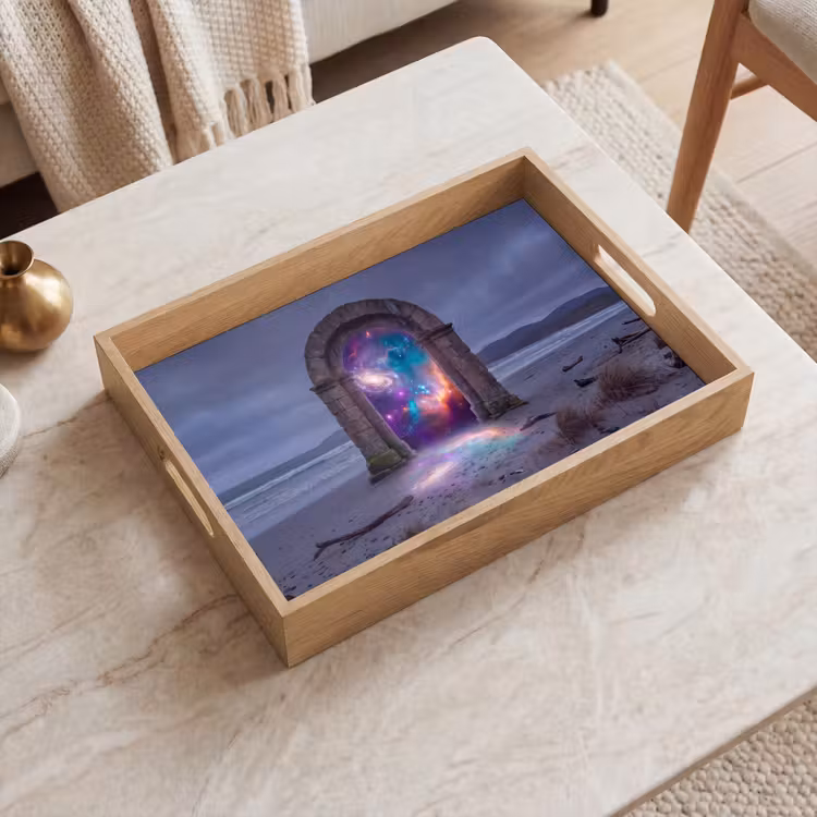 Dienblad - Poort - Strand - Ruimte — 2