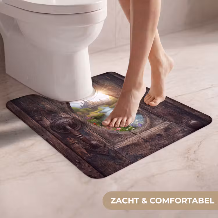 Wc Mat - Kasteel - Rivier - Natuur — 5