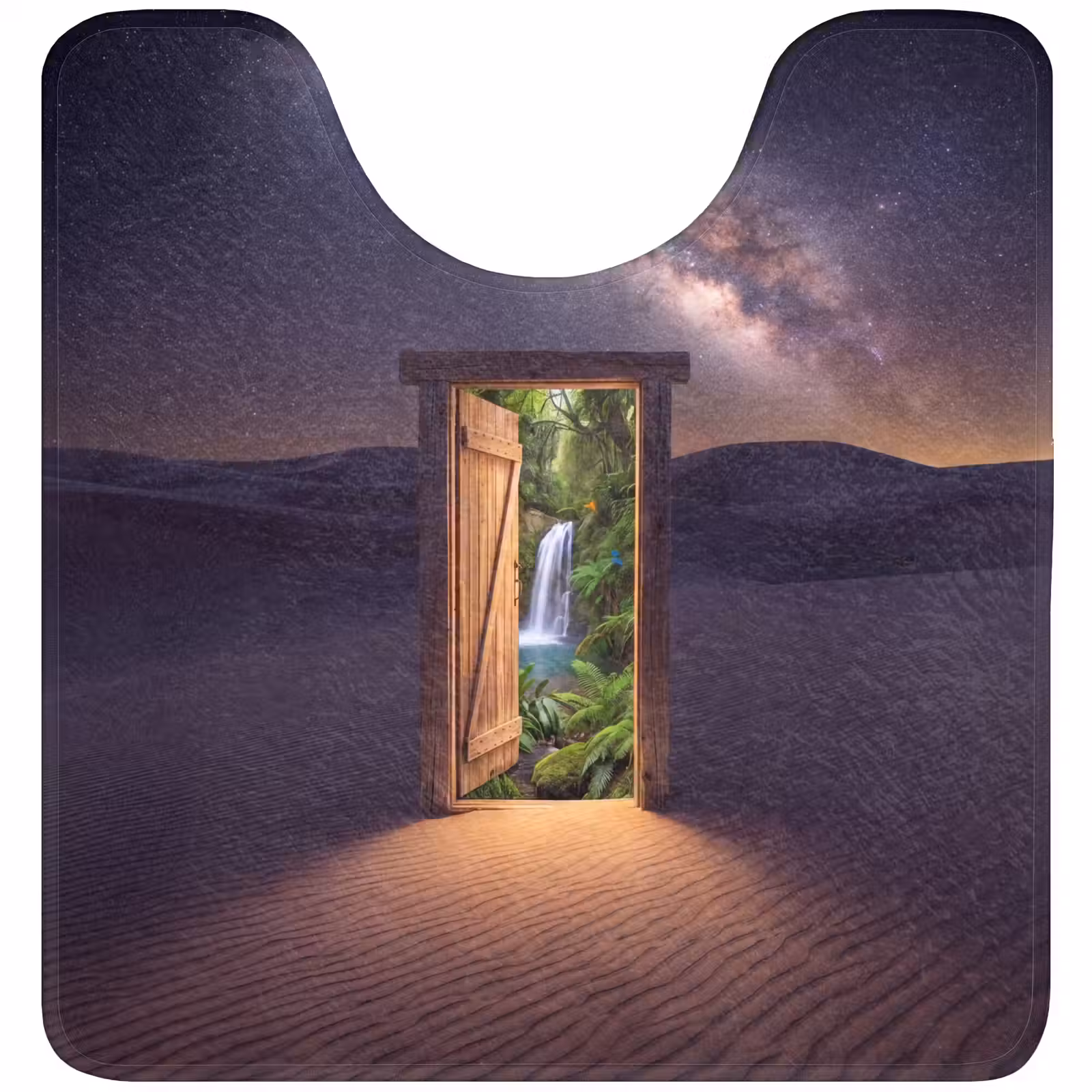 Wc Mat - Deur - Woestijn - Natuur — 1