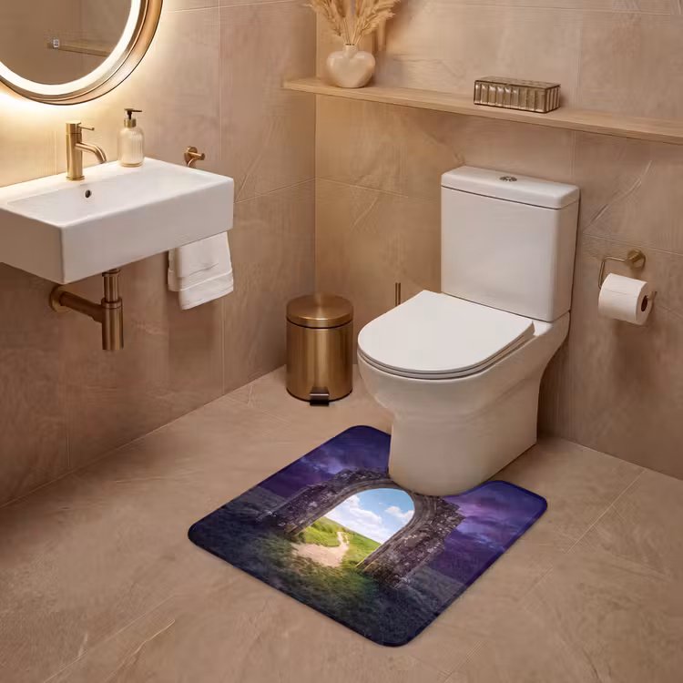 Wc Mat - Boog - Landschap - Contrast — 3