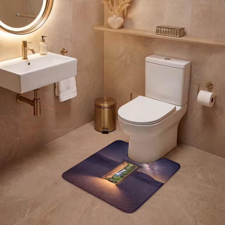Wc Mat - Deur - Woestijn - Natuur — 3