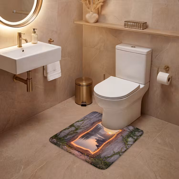 Wc Mat - Landschap - Kader - Licht — 3