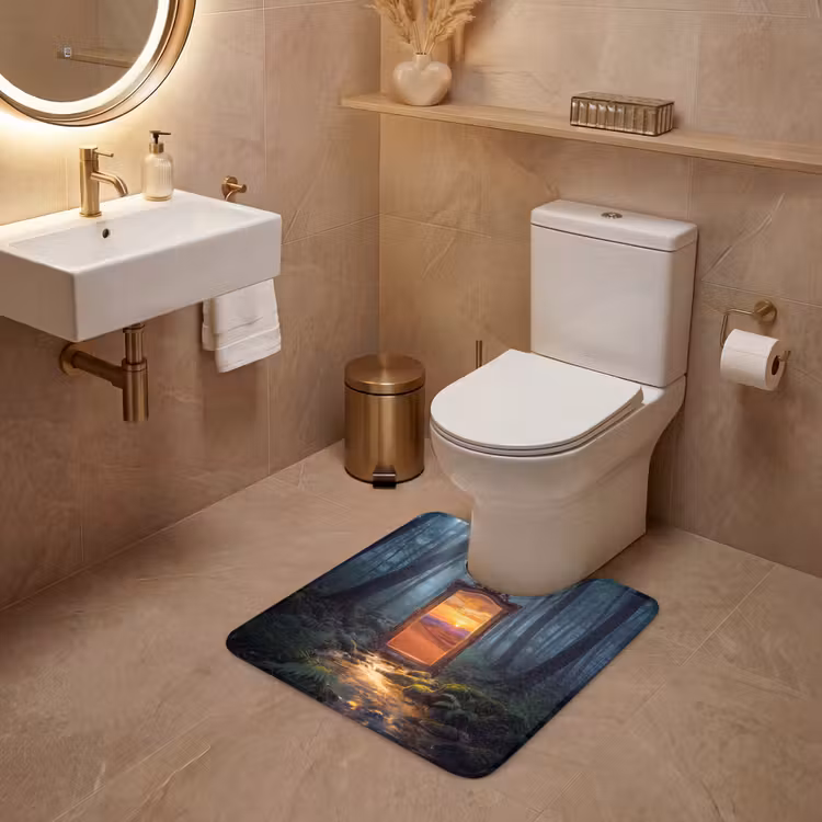 Wc Mat - Spiegel - Bos - Natuur — 3