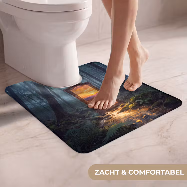 Wc Mat - Spiegel - Bos - Natuur — 5