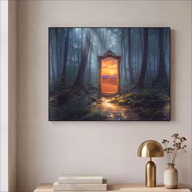 Art Frame - Spiegel - Bos - Natuur — 5