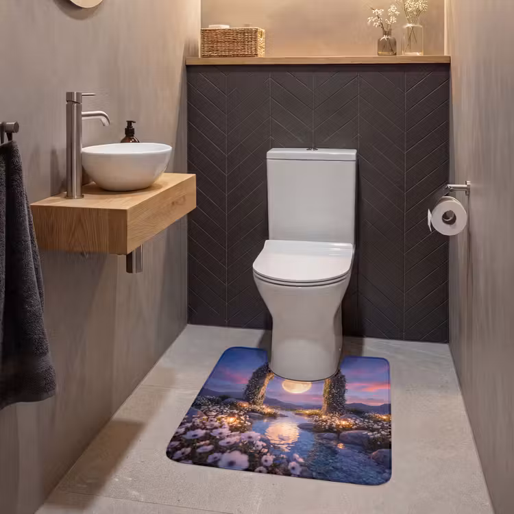 Wc Mat - Boog - Maan - Nacht — 2