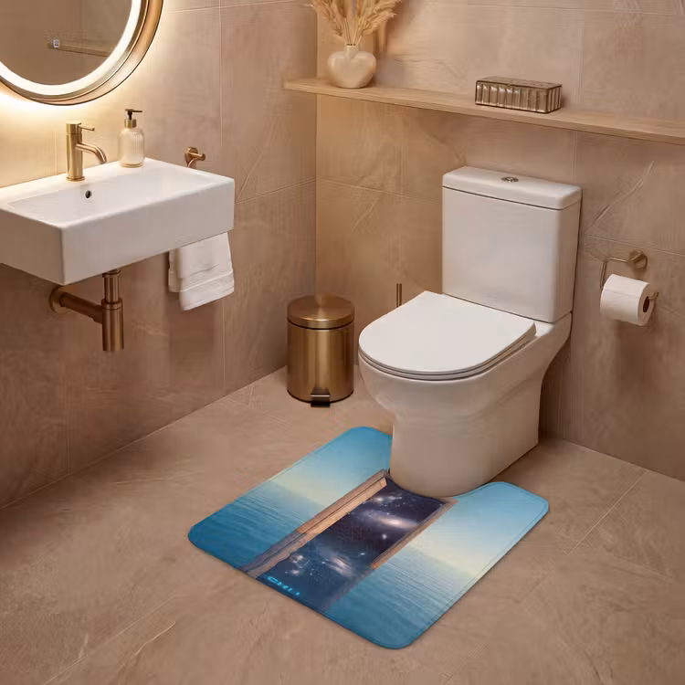 Wc Mat - Deur - Ruimte - Abstract — 3