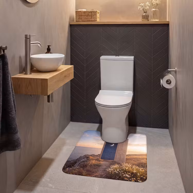 Wc Mat - Deur - Sterren - Natuur — 2