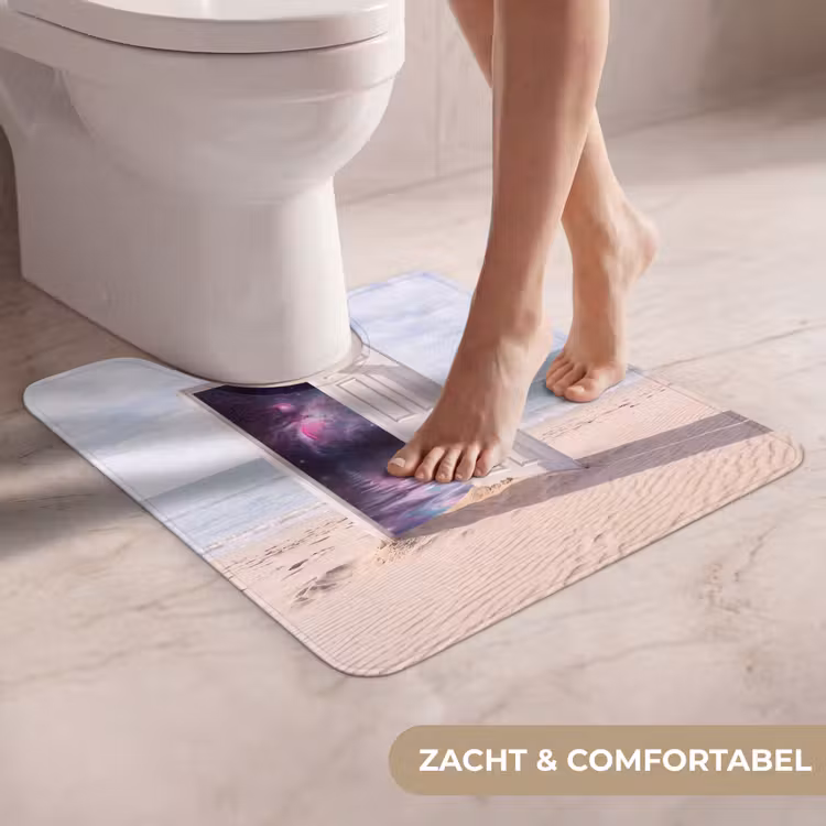 Wc Mat - Deur - Strand - Kosmos — 5