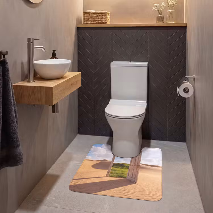 Wc Mat - Deur - Woestijn - Gras — 2