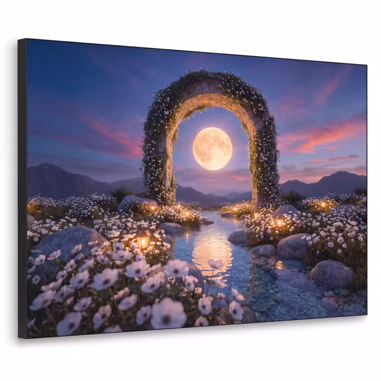 Art Frame - Boog - Maan - Nacht — 1