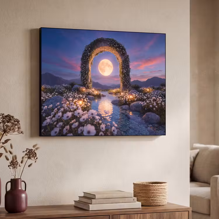 Art Frame - Boog - Maan - Nacht — 7