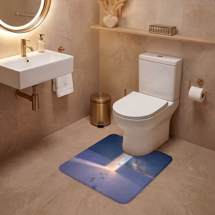 Wc Mat - Deur - Sneeuw - Strand — 3