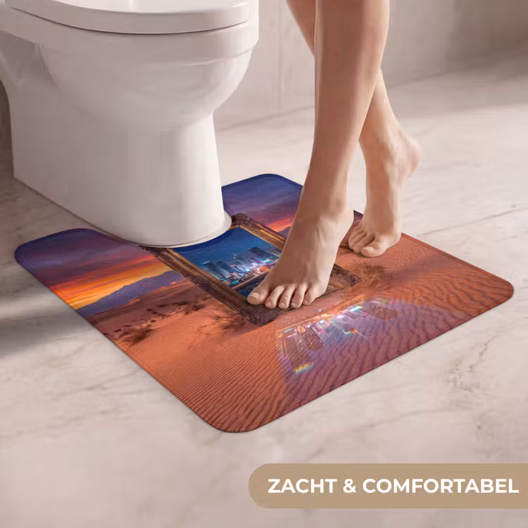 Wc Mat - Kader - Stadsgezicht - Woestijn — 5