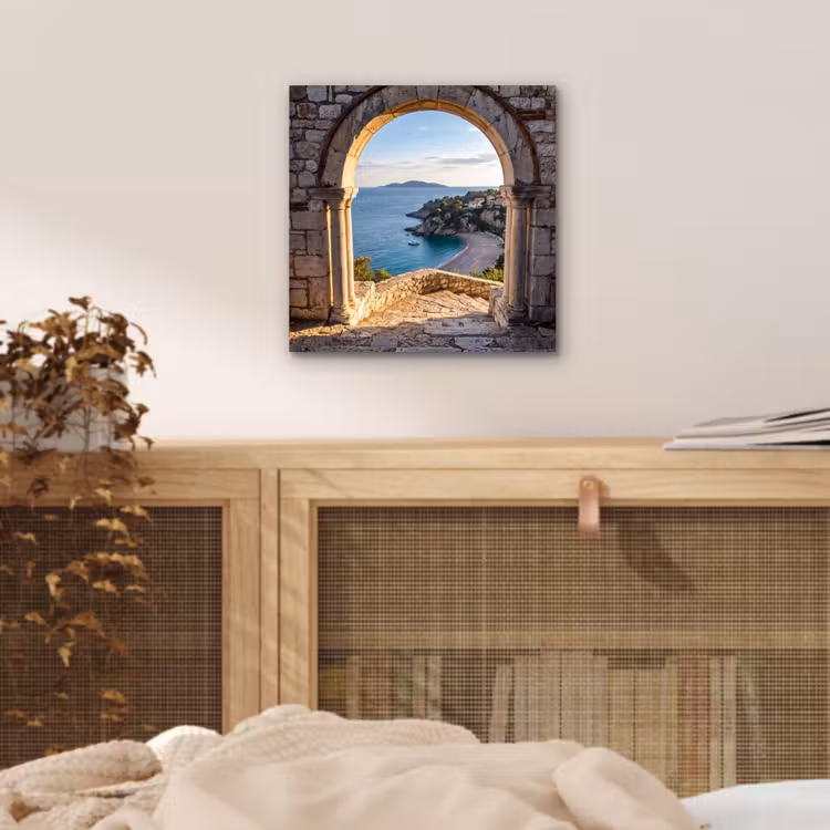 Aluminium schilderij - Boog - Kust - Natuur — 4